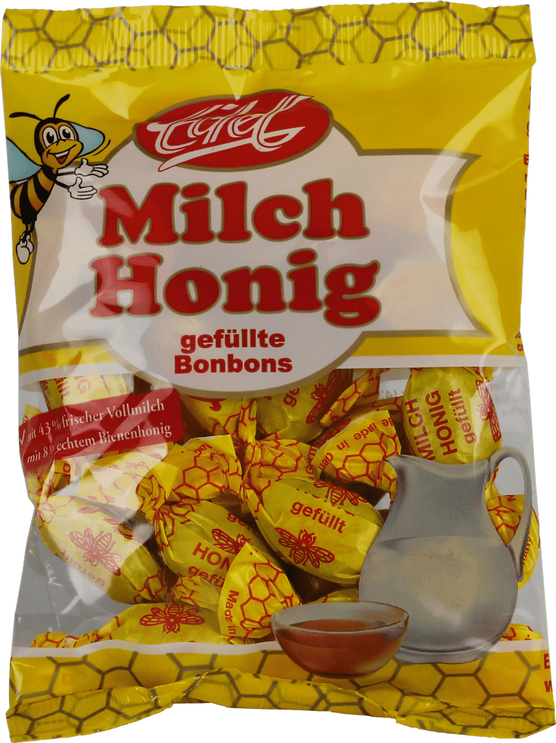 Milch-Honig Bonbons